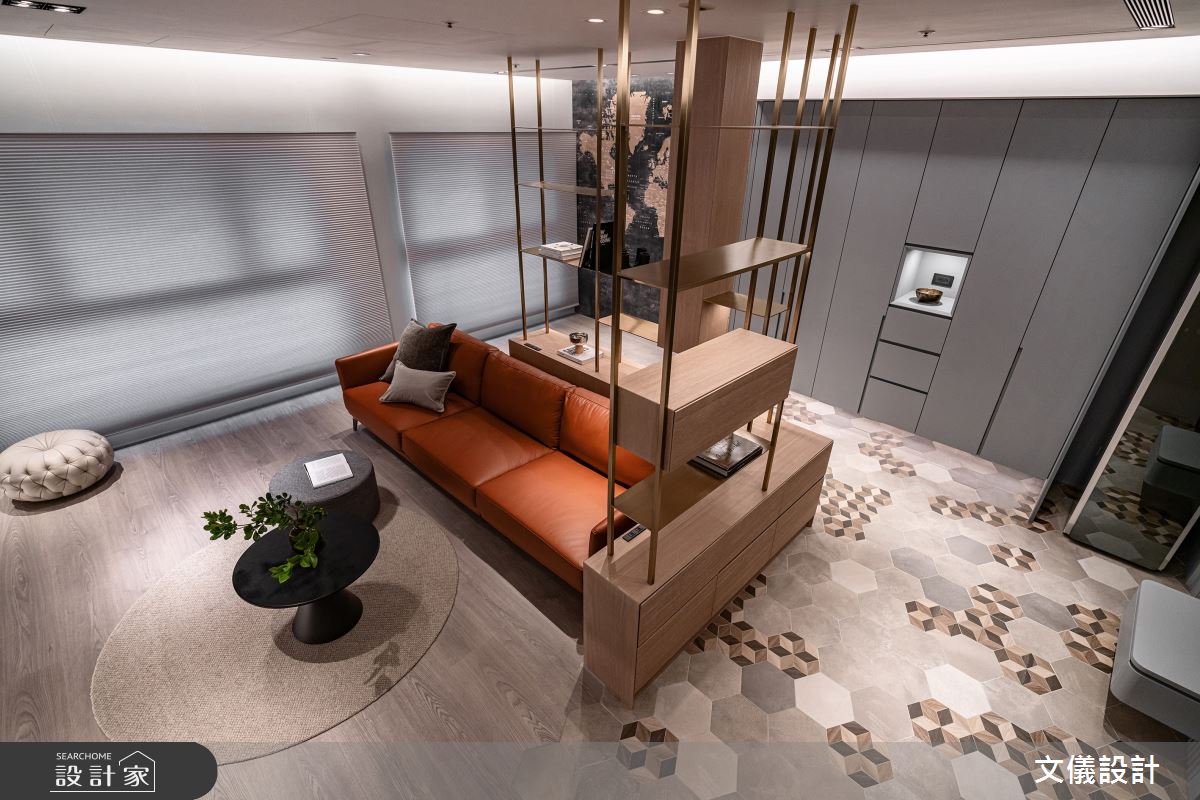 37坪新成屋(5年以下)＿現代風客廳案例圖片＿文儀室內裝修設計有限公司＿文儀_新北市-翔悅宅-文儀設計之1
