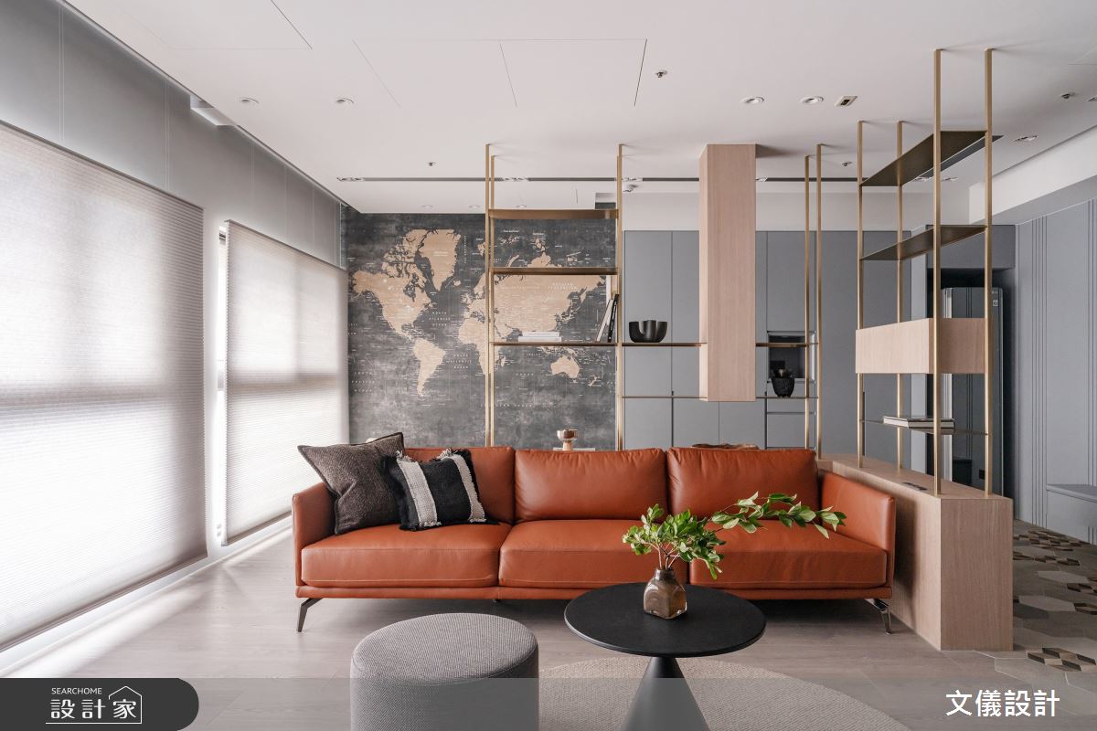 37坪新成屋(5年以下)＿現代風客廳案例圖片＿文儀室內裝修設計有限公司＿文儀_新北市-翔悅宅-文儀設計之8