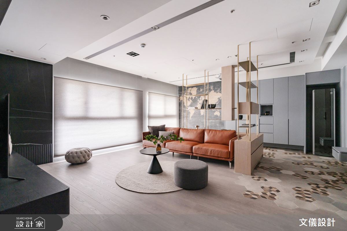 37坪新成屋(5年以下)＿現代風客廳案例圖片＿文儀室內裝修設計有限公司＿文儀_新北市-翔悅宅-文儀設計之10
