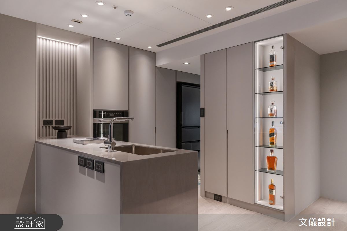 37坪新成屋(5年以下)＿現代風中島案例圖片＿文儀室內裝修設計有限公司＿文儀_新北市-翔悅宅-文儀設計之13