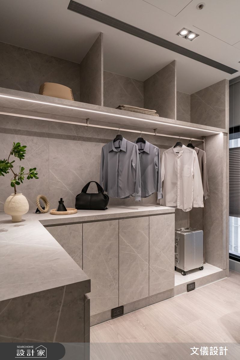 37坪新成屋(5年以下)＿現代風更衣間案例圖片＿文儀室內裝修設計有限公司＿文儀_新北市-翔悅宅-文儀設計之25