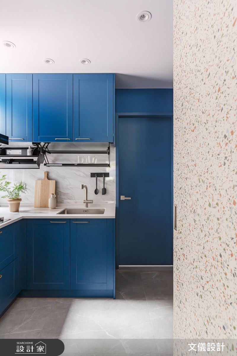 33坪老屋(41~50年)＿現代風廚房案例圖片＿文儀室內裝修設計有限公司＿文儀_台北市-光藍宅-文儀設計之13