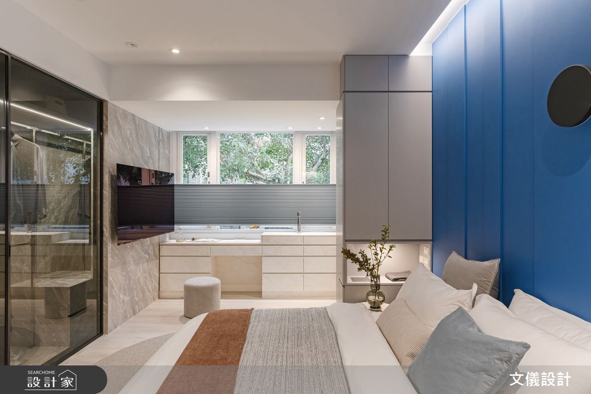33坪老屋(41~50年)＿現代風臥室案例圖片＿文儀室內裝修設計有限公司＿文儀_台北市-光藍宅-文儀設計之17