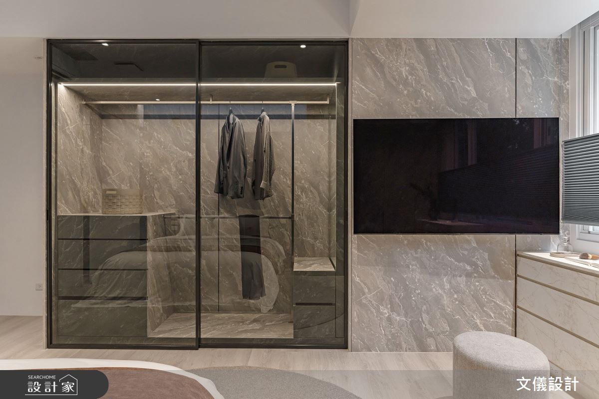 33坪老屋(41~50年)＿現代風臥室案例圖片＿文儀室內裝修設計有限公司＿文儀_台北市-光藍宅-文儀設計之18