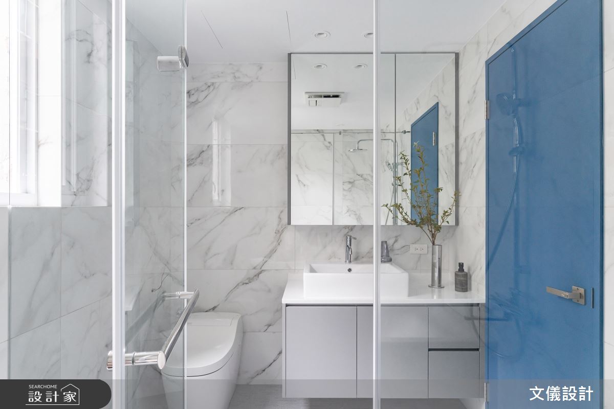 33坪老屋(41~50年)＿現代風浴室案例圖片＿文儀室內裝修設計有限公司＿文儀_台北市-光藍宅-文儀設計之19