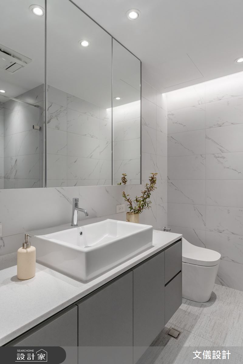 33坪老屋(41~50年)＿現代風浴室案例圖片＿文儀室內裝修設計有限公司＿文儀_台北市-光藍宅-文儀設計之20