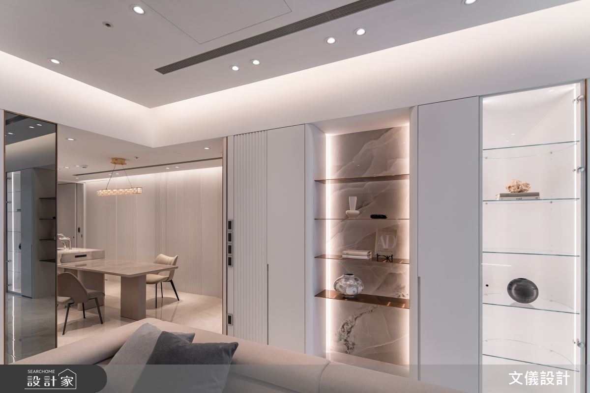 47坪毛胚屋＿現代風客廳餐廳案例圖片＿文儀室內裝修設計有限公司＿文儀_台北市-琉光境-文儀設計之7