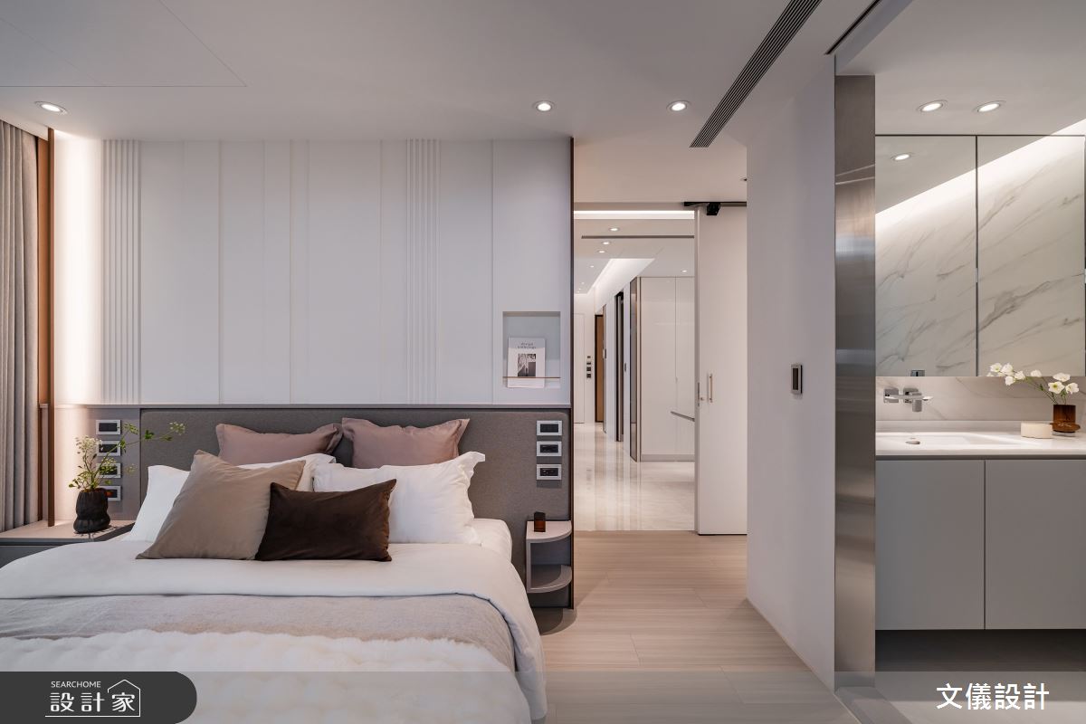 47坪毛胚屋＿現代風臥室浴室案例圖片＿文儀室內裝修設計有限公司＿文儀_台北市-琉光境-文儀設計之18