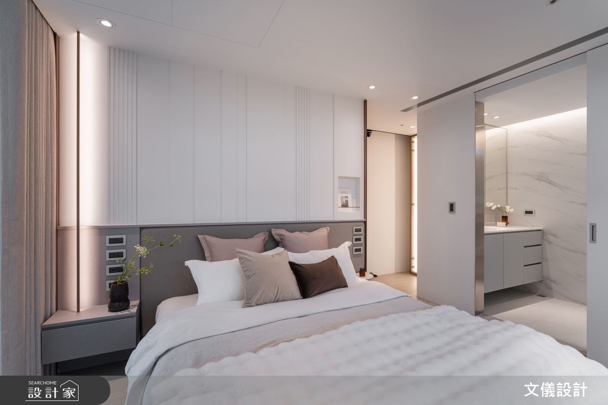 47坪毛胚屋＿現代風臥室浴室案例圖片＿文儀室內裝修設計有限公司＿文儀_台北市-琉光境-文儀設計之19