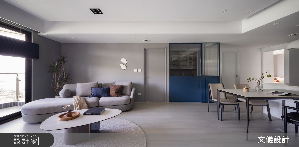 37坪新成屋(5年以下)＿現代風客廳餐廳案例圖片＿文儀室內裝修設計有限公司＿文儀_基隆市-海之所-文儀設計之70
