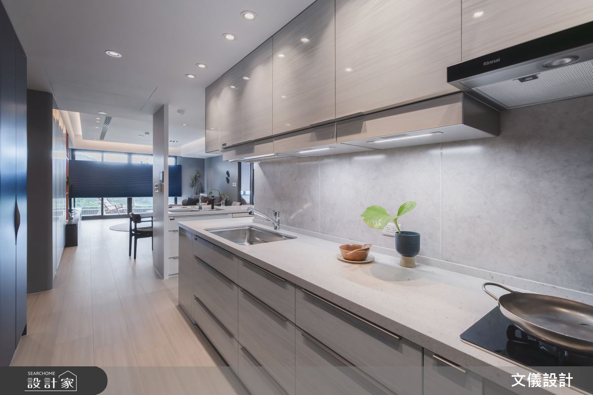 37坪新成屋(5年以下)＿現代風廚房案例圖片＿文儀室內裝修設計有限公司＿文儀_基隆市-海之所-文儀設計之16