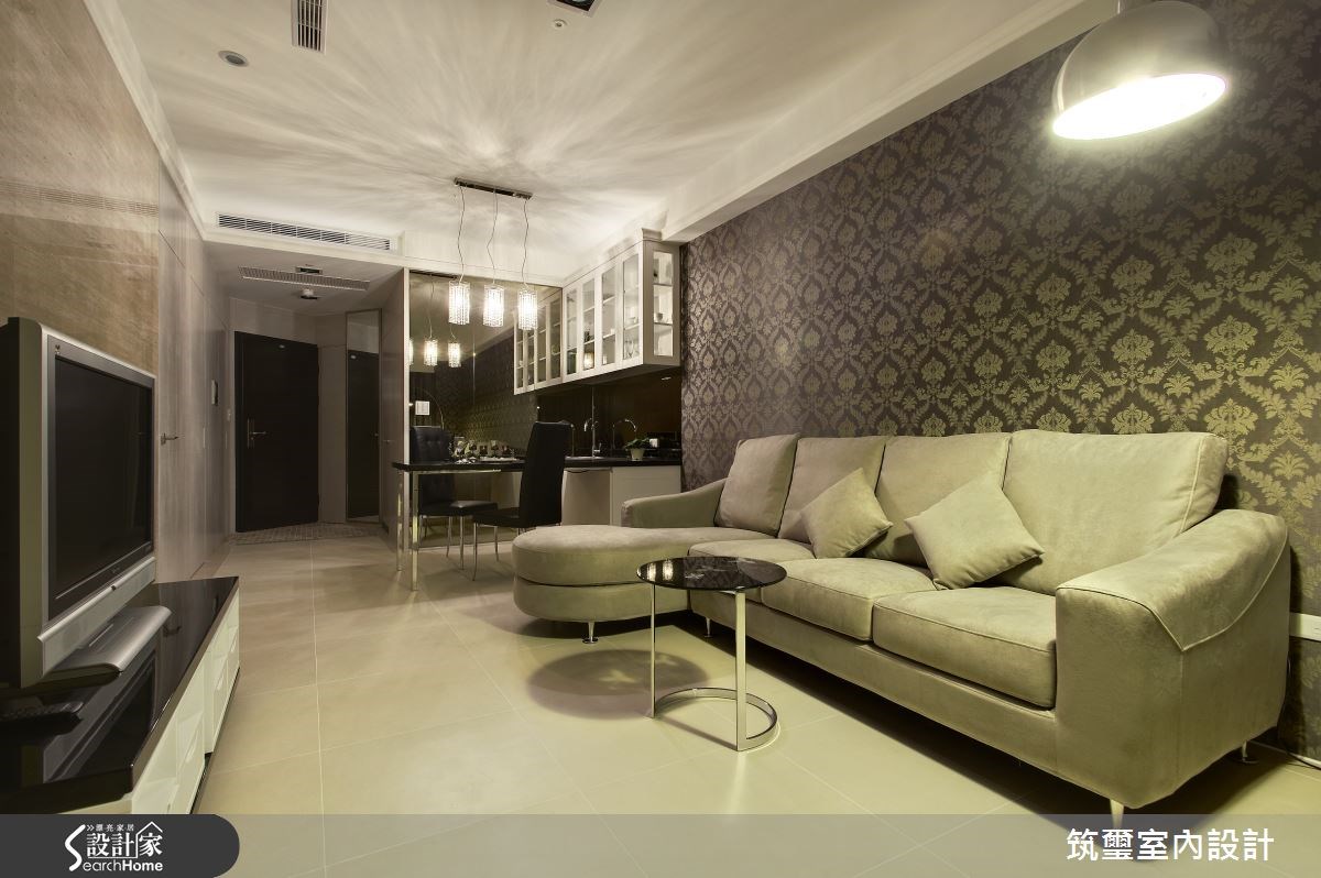 16坪新成屋(5年以下)＿混搭風客廳案例圖片＿筑璽室內設計＿筑璽_01之2