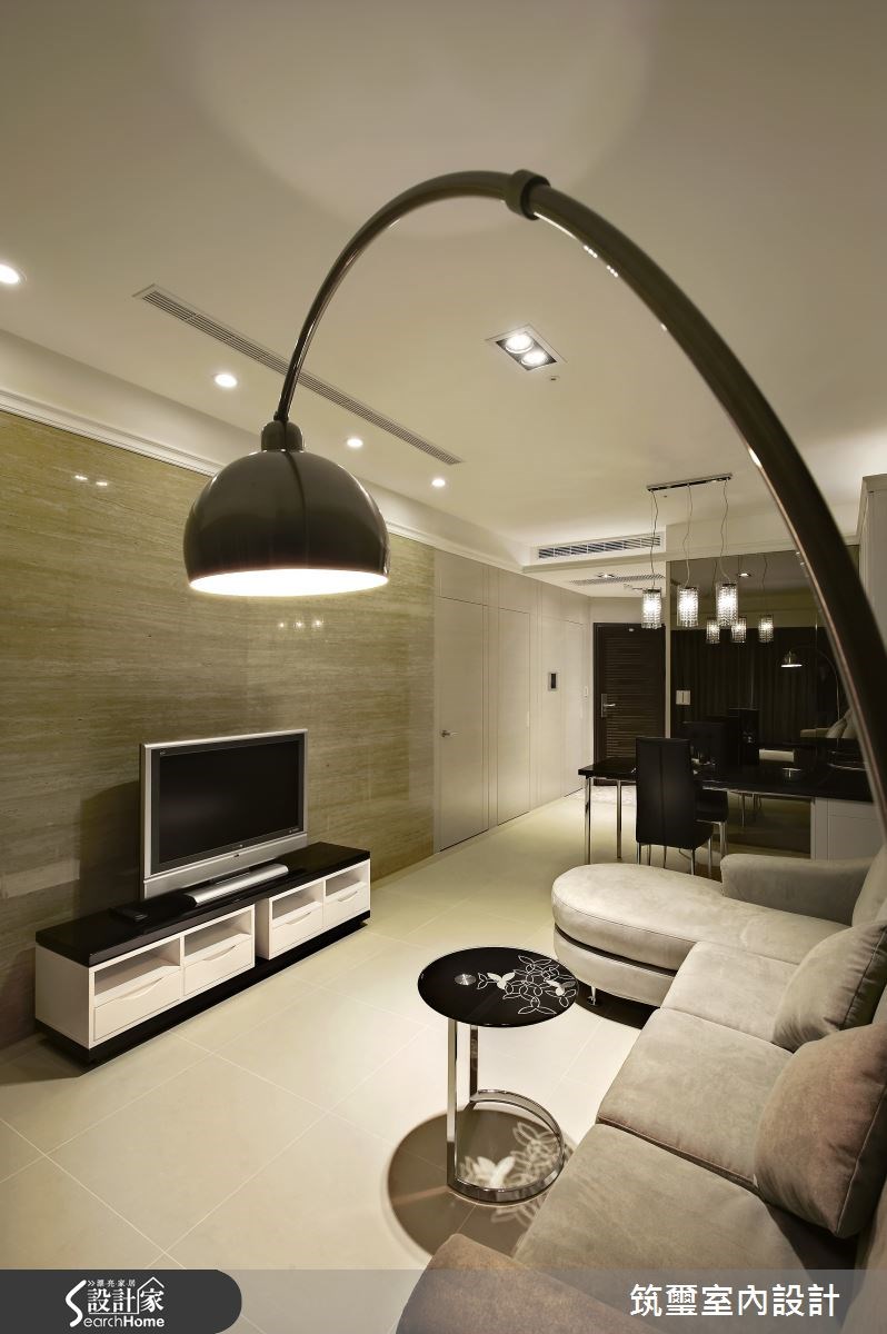 16坪新成屋(5年以下)＿混搭風客廳案例圖片＿筑璽室內設計＿筑璽_01之4