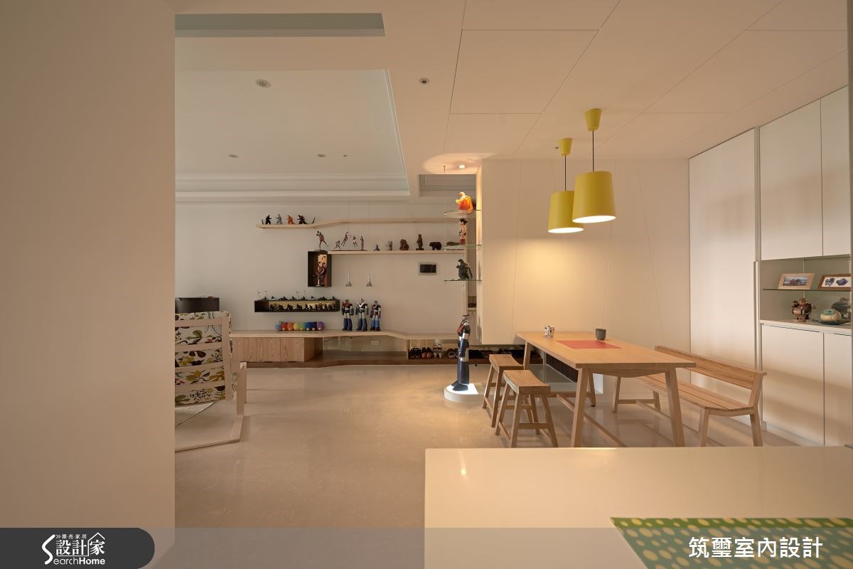 40坪新成屋(5年以下)＿混搭風餐廳走廊案例圖片＿筑璽室內設計＿筑璽_02之8