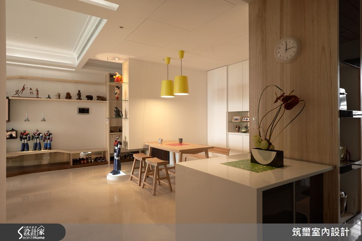40坪新成屋(5年以下)＿混搭風餐廳吧檯案例圖片＿筑璽室內設計＿筑璽_02之9