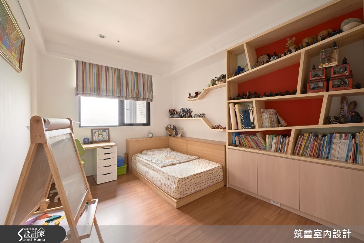 40坪新成屋(5年以下)＿混搭風兒童房兒童房臥榻案例圖片＿筑璽室內設計＿筑璽_02之11