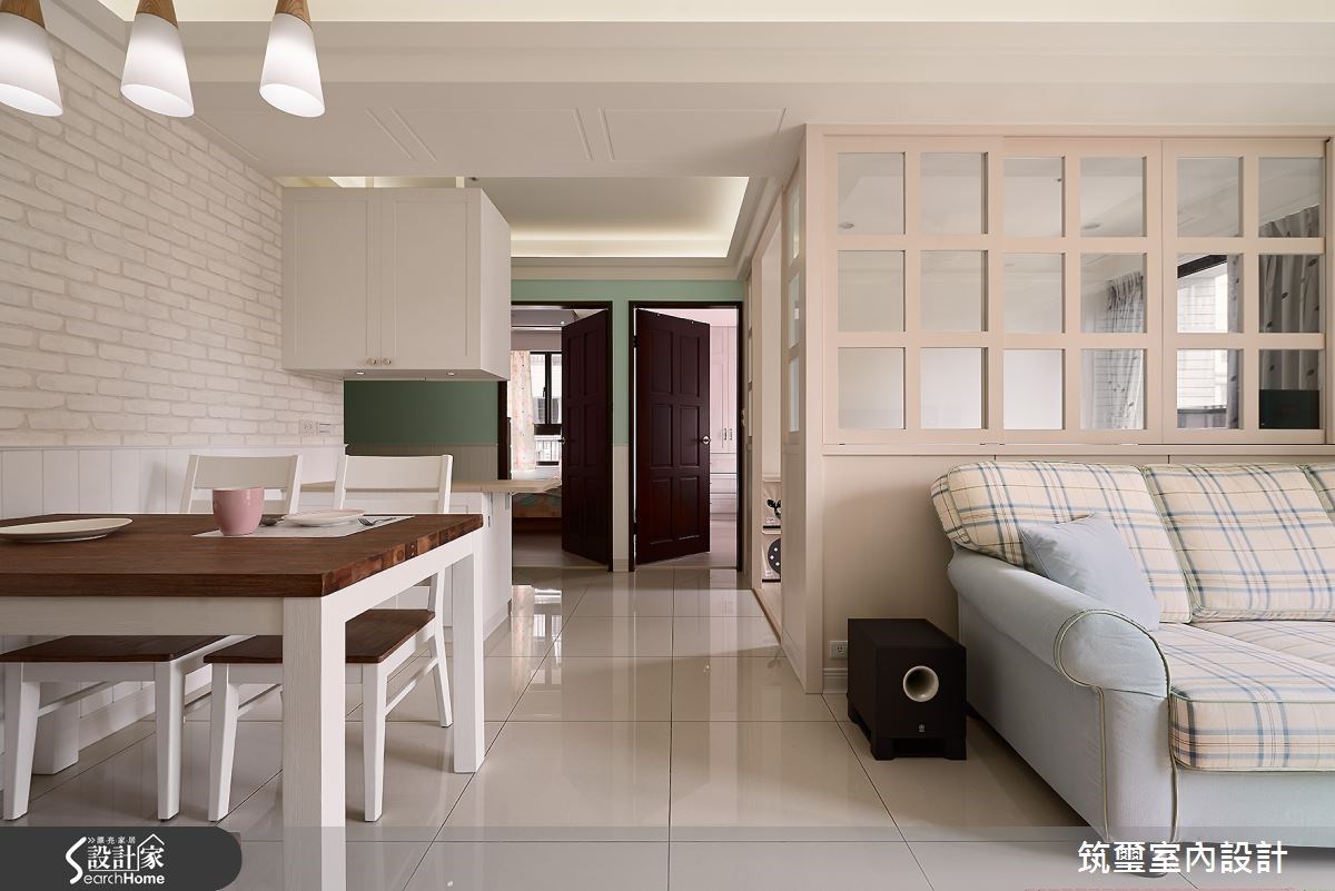 16坪新成屋(5年以下)＿鄉村風餐廳走廊案例圖片＿筑璽室內設計＿筑璽_04之3