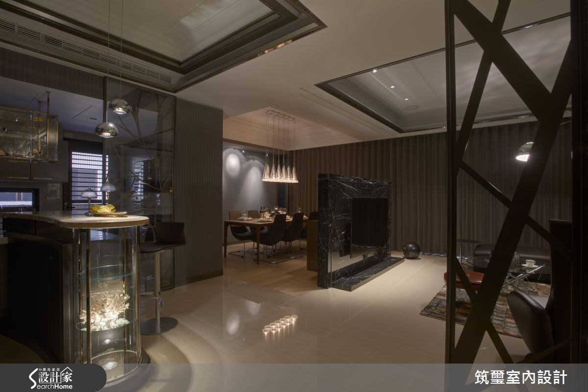 65坪新成屋(5年以下)＿現代風客廳餐廳吧檯案例圖片＿筑璽室內設計＿筑璽_08之5