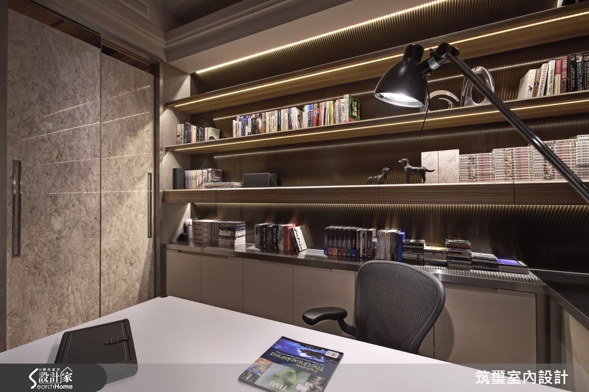 65坪新成屋(5年以下)＿現代風書房案例圖片＿筑璽室內設計＿筑璽_08之20