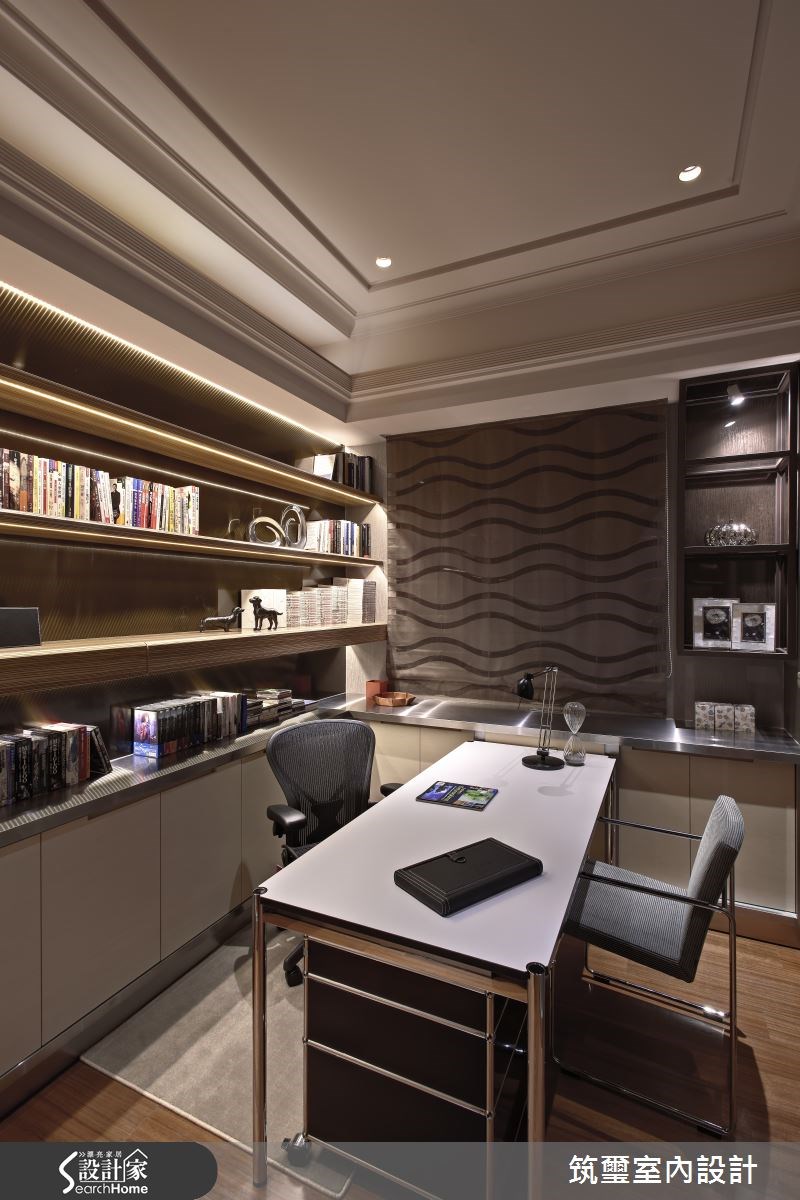 65坪新成屋(5年以下)＿現代風書房案例圖片＿筑璽室內設計＿筑璽_08之21