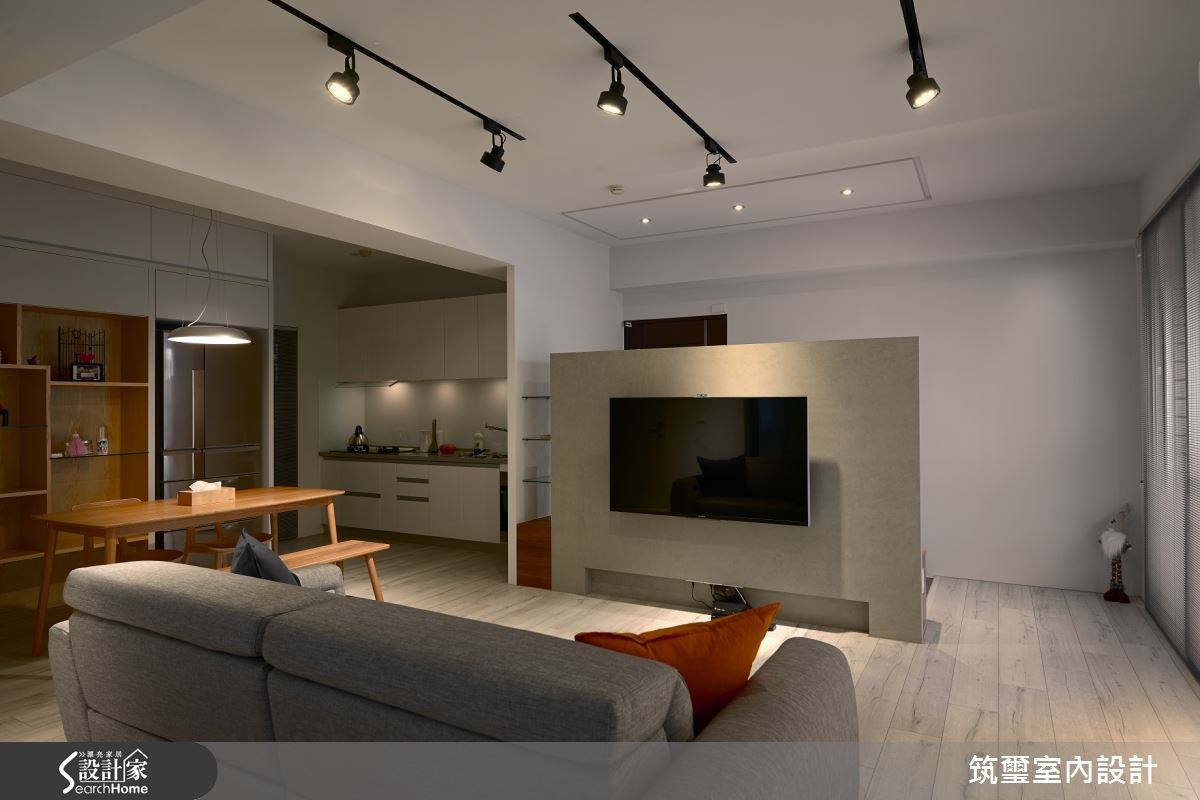 18坪中古屋(5~15年)＿現代風客廳餐廳案例圖片＿筑璽室內設計＿筑璽_11之5