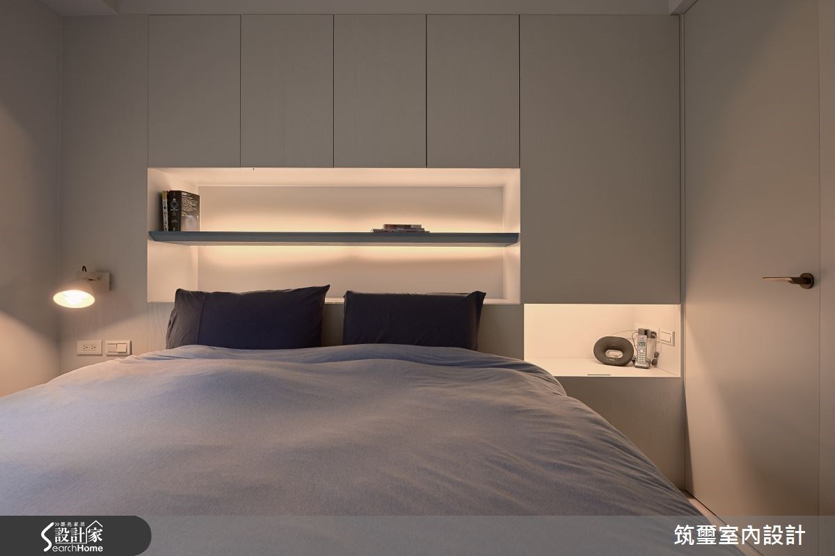 18坪中古屋(5~15年)＿現代風臥室案例圖片＿筑璽室內設計＿筑璽_11之8