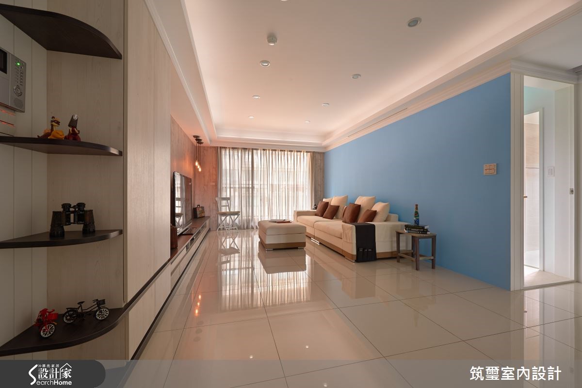 40坪新成屋(5年以下)＿現代風客廳案例圖片＿筑璽室內設計＿筑璽_12之1