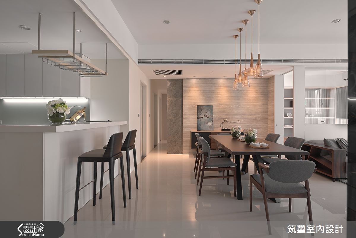 40坪新成屋(5年以下)＿混搭風吧檯案例圖片＿筑璽室內設計＿筑璽_17之2