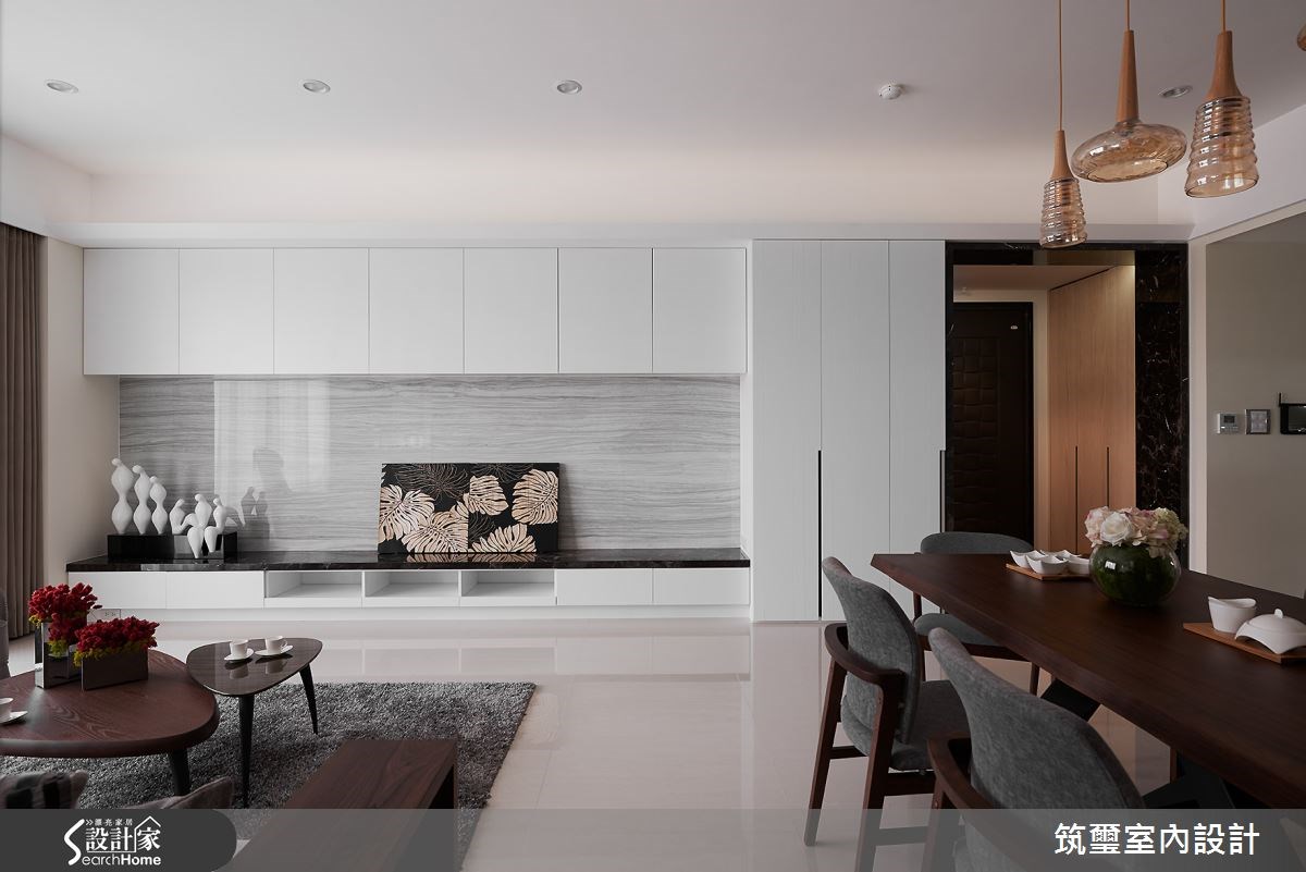 40坪新成屋(5年以下)＿混搭風客廳餐廳案例圖片＿筑璽室內設計＿筑璽_17之6