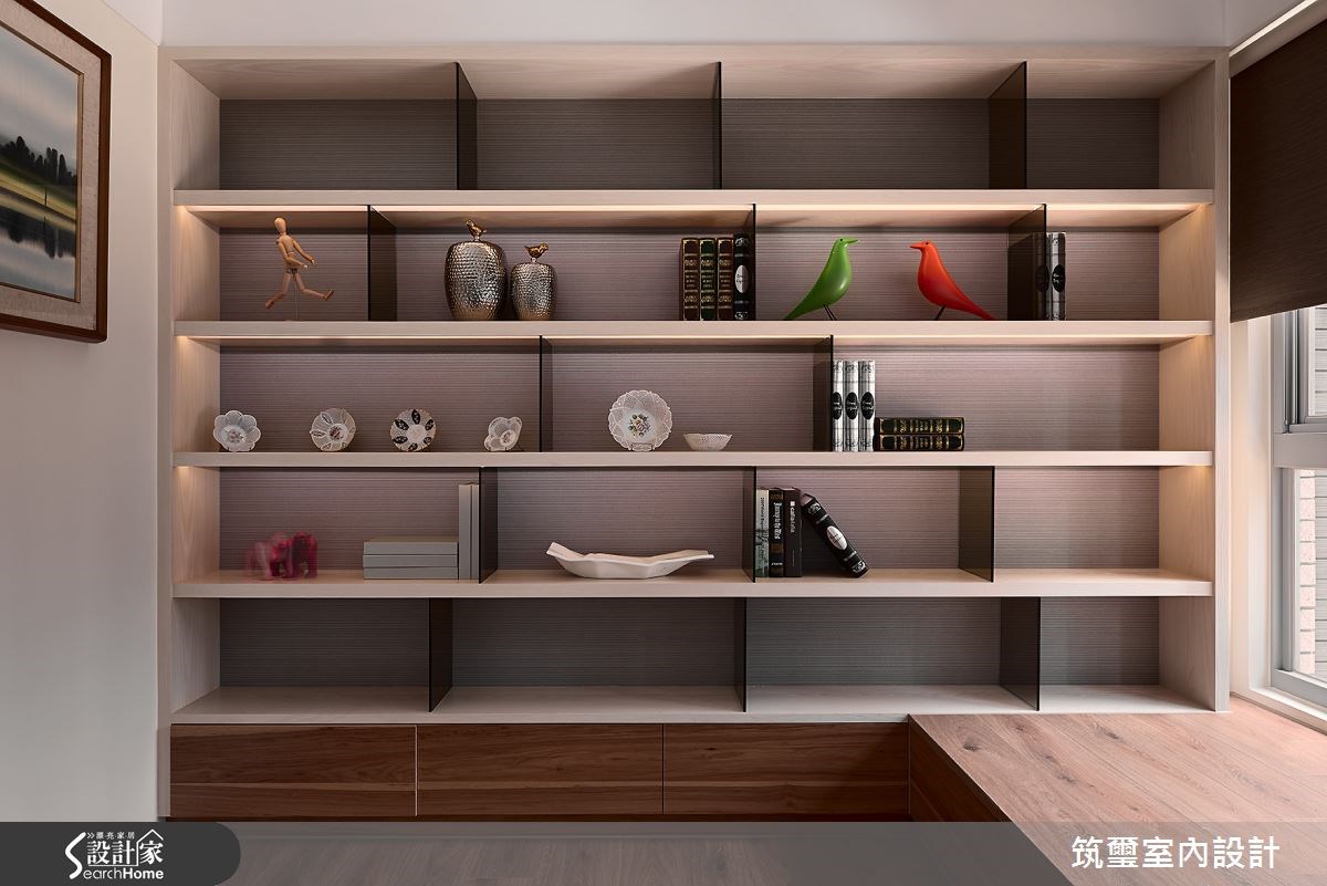 40坪新成屋(5年以下)＿混搭風書房臥榻案例圖片＿筑璽室內設計＿筑璽_17之10