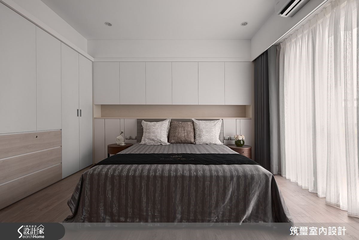 40坪新成屋(5年以下)＿混搭風臥室案例圖片＿筑璽室內設計＿筑璽_17之14