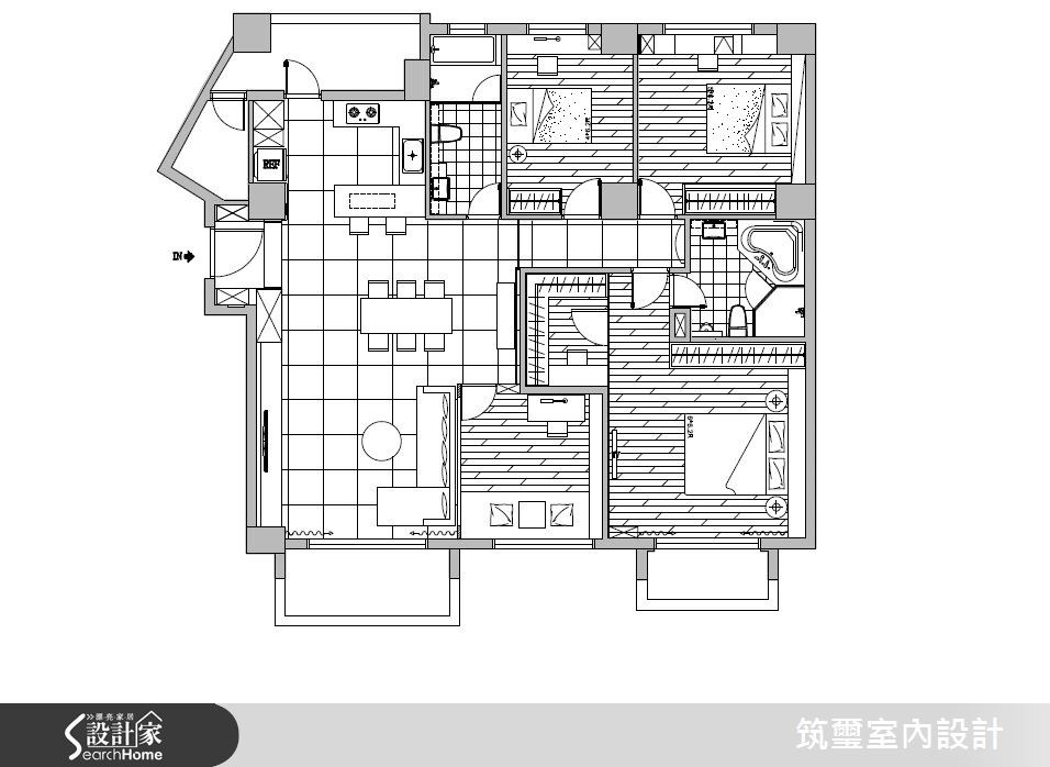 40坪新成屋(5年以下)＿混搭風案例圖片＿筑璽室內設計＿筑璽_17之19