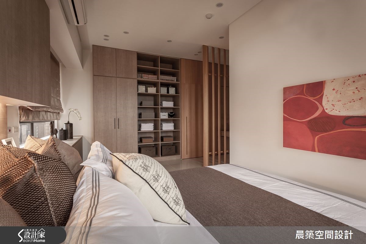 50坪新成屋(5年以下)＿現代風臥室案例圖片＿晨築空間設計＿晨築_02之12