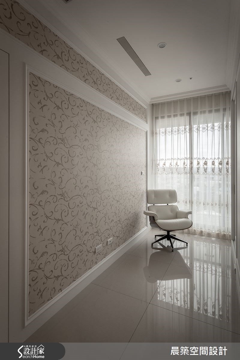 58坪預售屋＿新古典走廊案例圖片＿晨築空間設計＿晨築_03之9