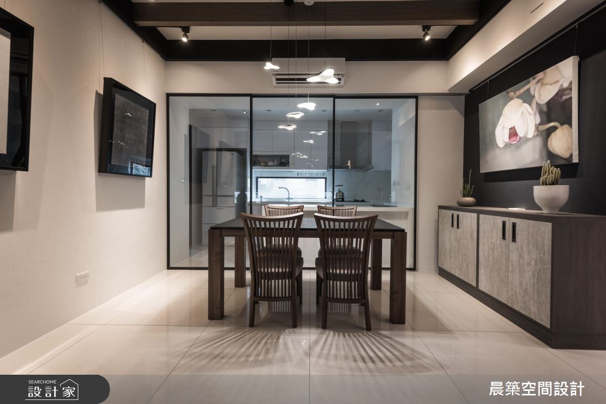 40坪新成屋(5年以下)＿工業風案例圖片＿晨築空間設計＿晨築_05之6