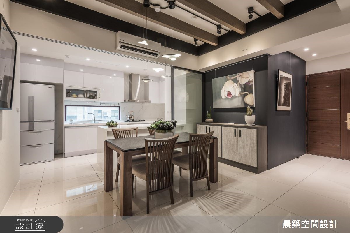 40坪新成屋(5年以下)＿工業風案例圖片＿晨築空間設計＿晨築_05之7