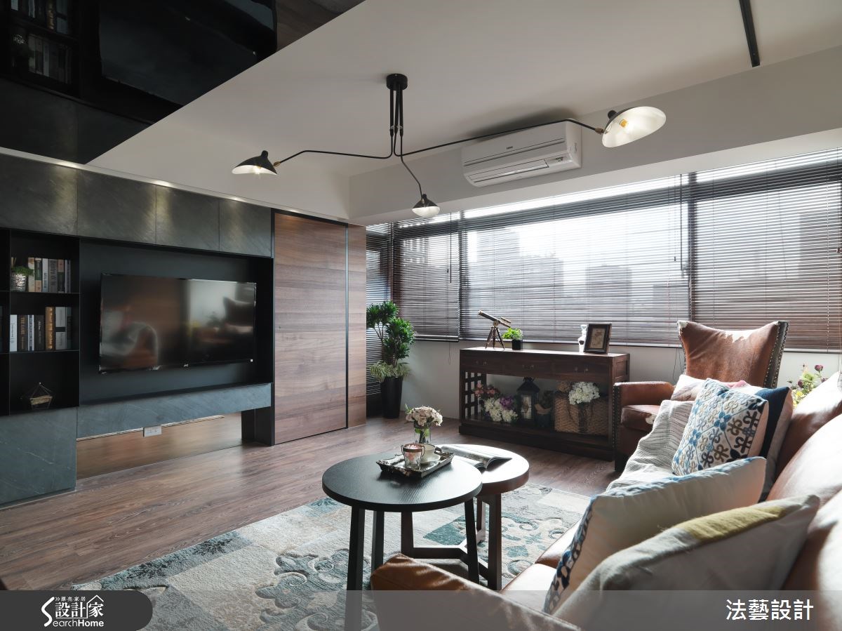 18坪老屋(31~40年)＿現代風客廳案例圖片＿法藝設計＿法藝_40年老公寓大改裝之1