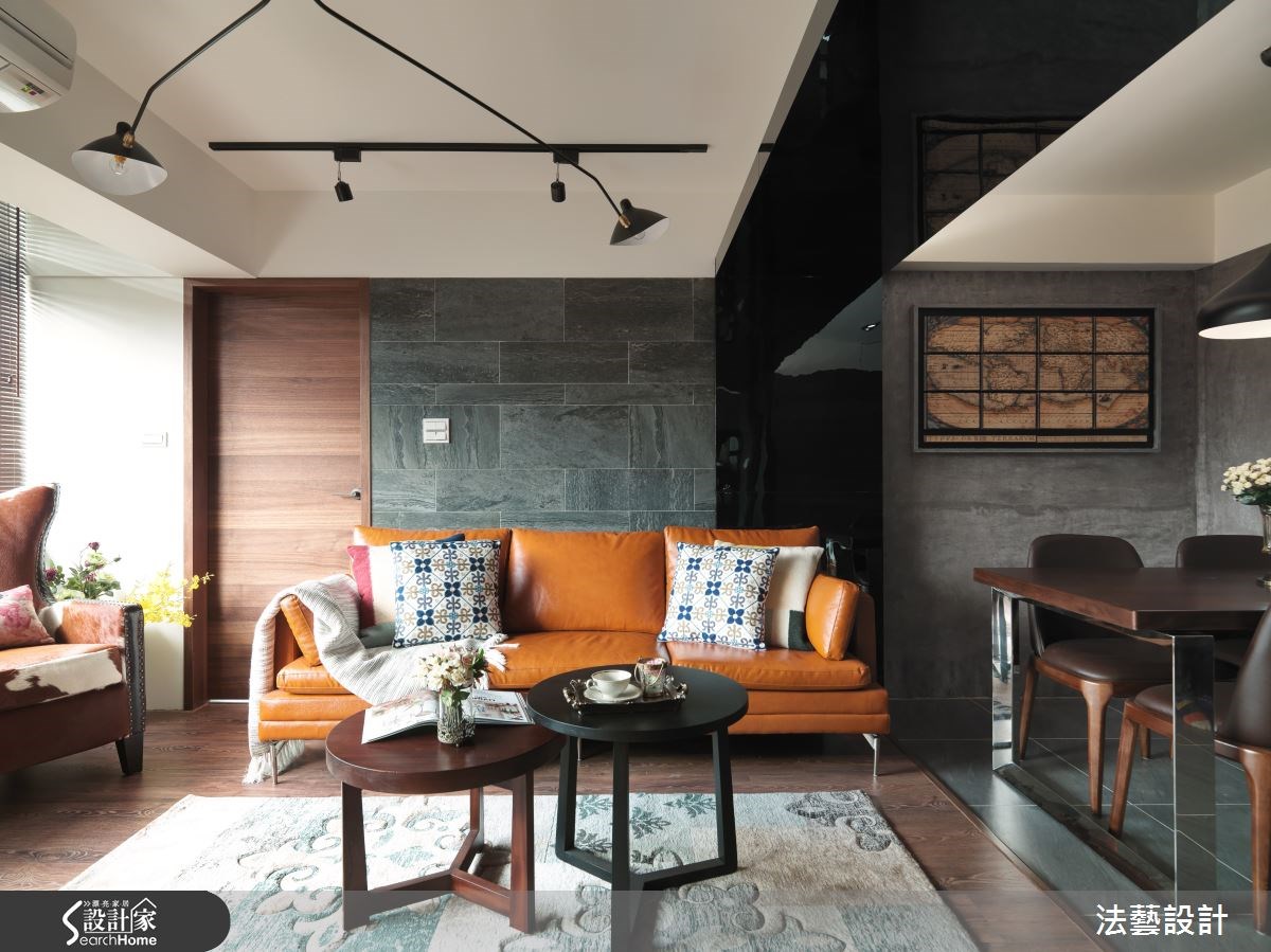 18坪老屋(31~40年)＿現代風客廳案例圖片＿法藝設計＿法藝_40年老公寓大改裝之4