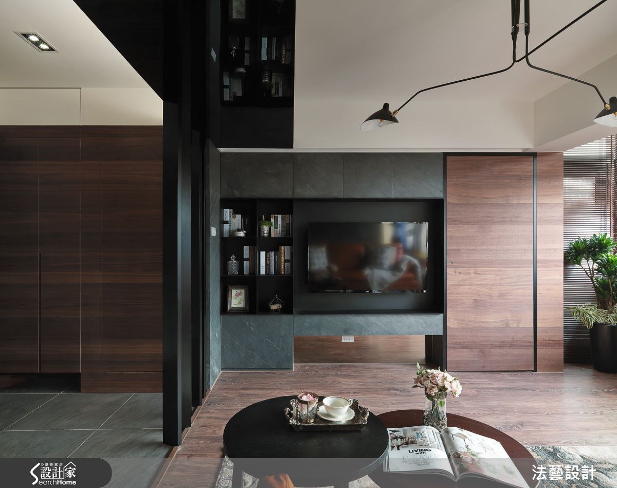 18坪老屋(31~40年)＿現代風客廳案例圖片＿法藝設計＿法藝_40年老公寓大改裝之3