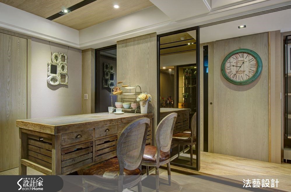 38坪新成屋(5年以下)＿混搭風餐廳案例圖片＿法藝設計＿法藝_奢華高檔 美式鄉村之8