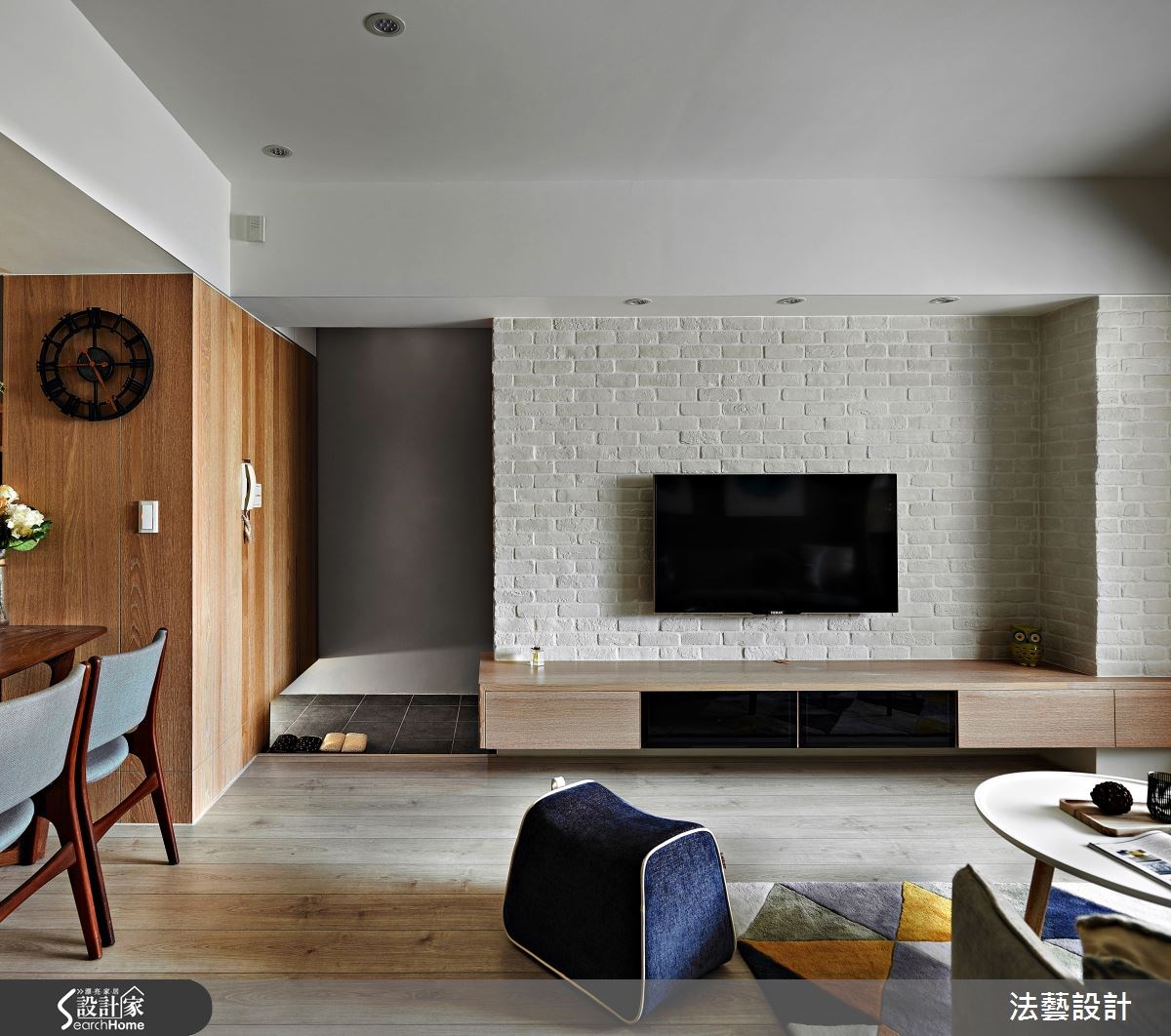 28坪中古屋(5~15年)＿北歐風客廳案例圖片＿法藝設計＿法藝_北歐繽紛甜蜜宅之9