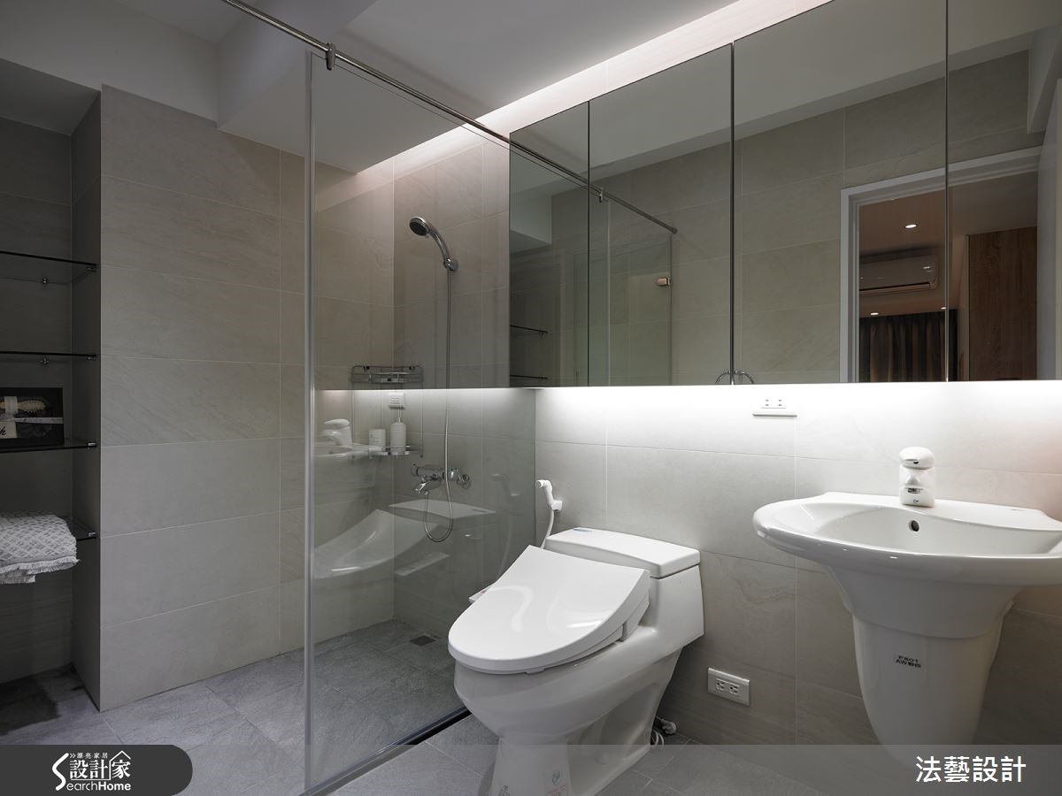 28坪中古屋(5~15年)＿北歐風浴室案例圖片＿法藝設計＿法藝_北歐繽紛甜蜜宅之20