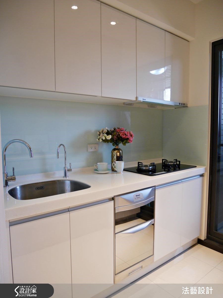 15坪新成屋(5年以下)＿混搭風廚房案例圖片＿法藝設計＿法藝_小坪數美式鄉村之6