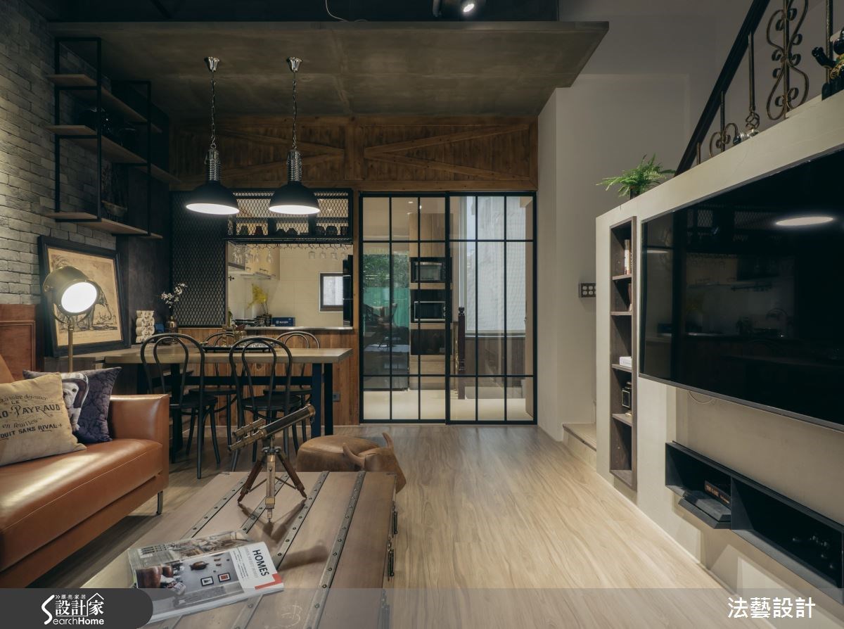 28坪新成屋(5年以下)＿混搭風案例圖片＿法藝設計＿法藝_英式慢活工業風之5