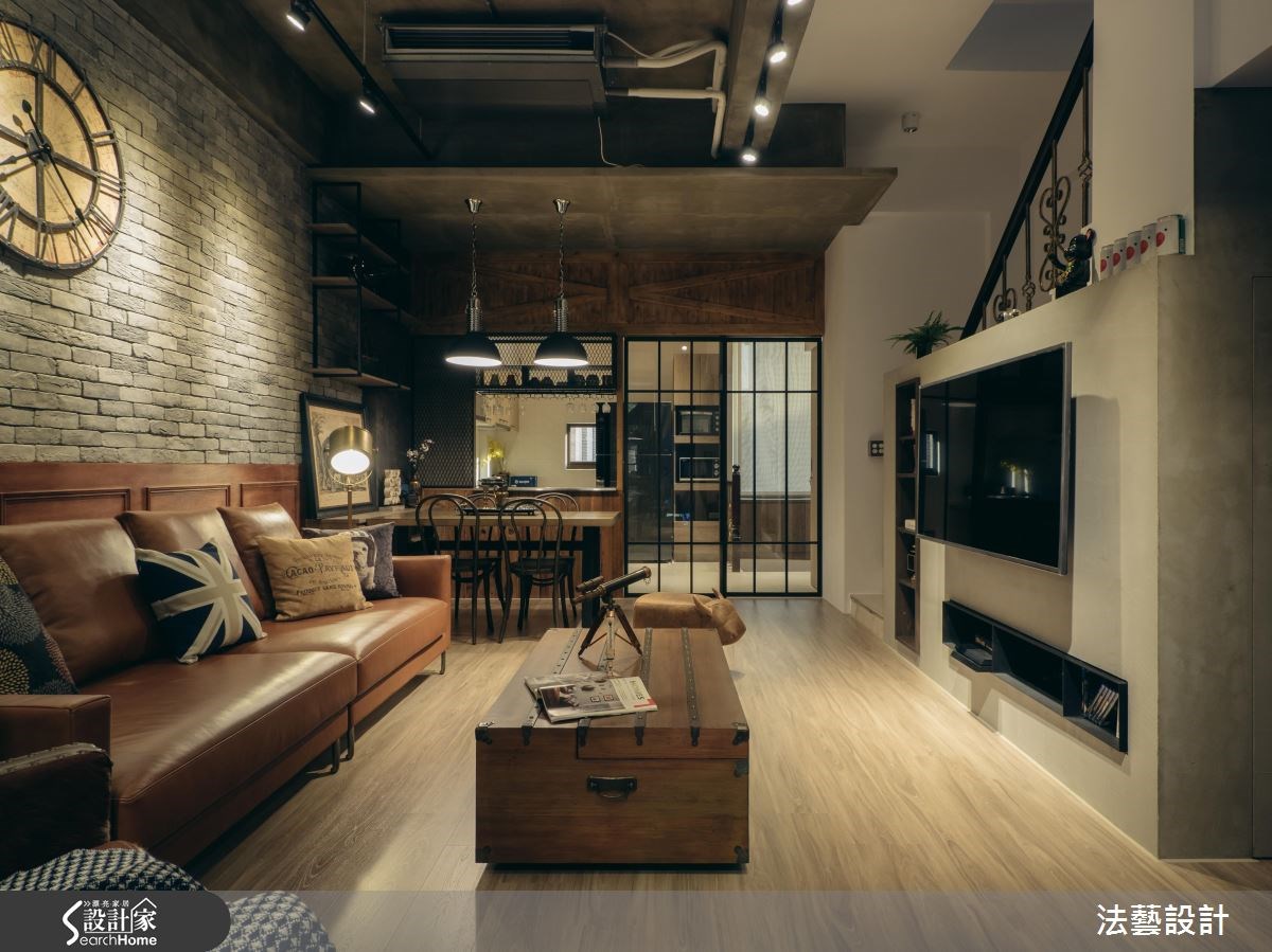 28坪新成屋(5年以下)＿混搭風案例圖片＿法藝設計＿法藝_英式慢活工業風之7