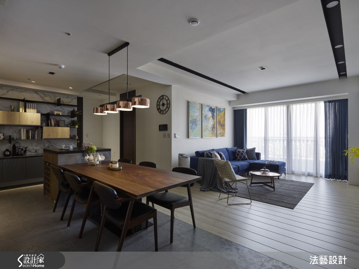 28坪新成屋(5年以下)＿現代風案例圖片＿法藝設計＿法藝_漸層 線之1