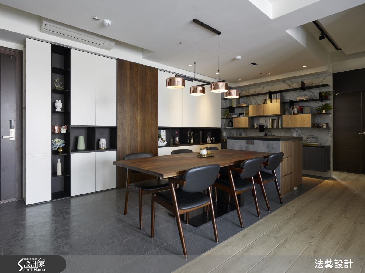 28坪新成屋(5年以下)＿現代風案例圖片＿法藝設計＿法藝_漸層 線之2