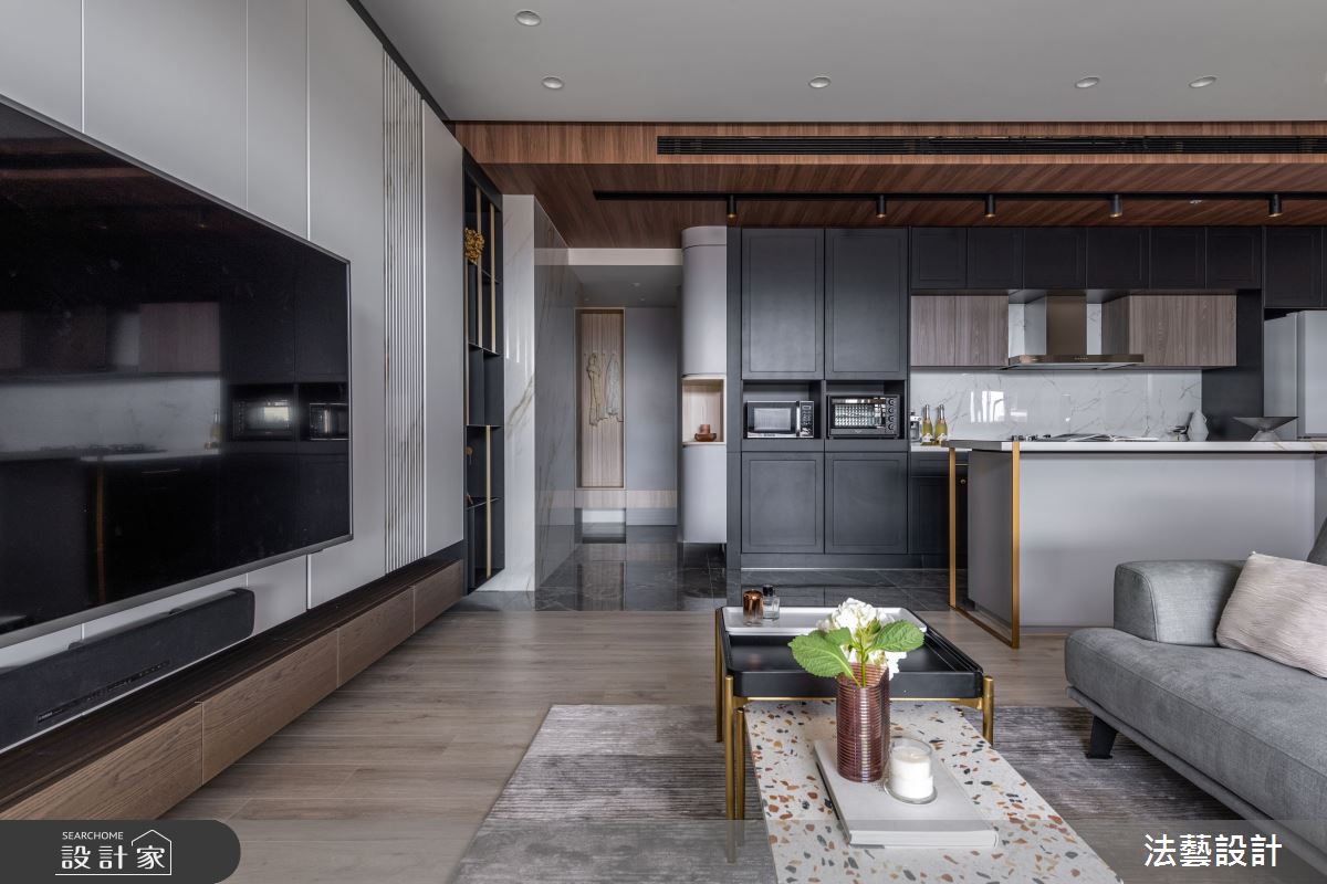 25坪新成屋(5年以下)＿現代風客廳案例圖片＿法藝設計＿法藝_東玥之13
