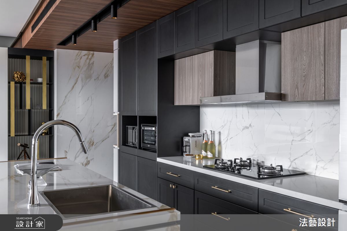 25坪新成屋(5年以下)＿現代風廚房案例圖片＿法藝設計＿法藝_東玥之18