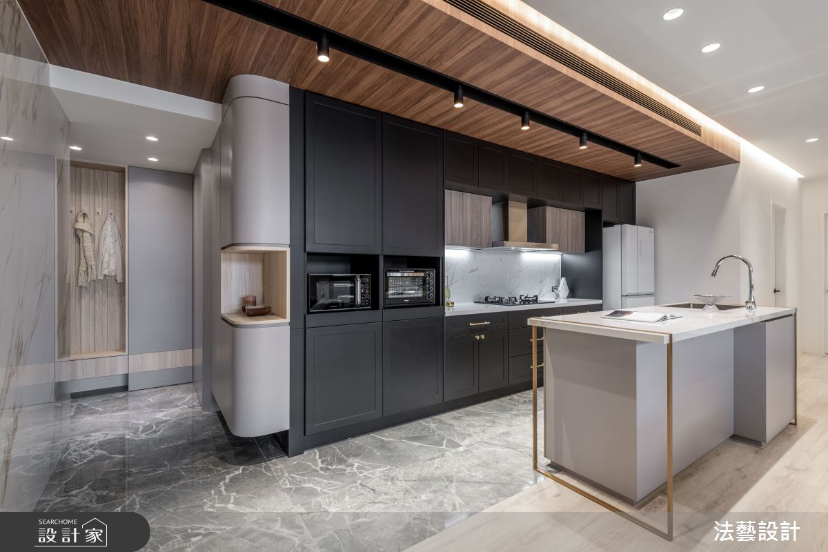 25坪新成屋(5年以下)＿現代風廚房案例圖片＿法藝設計＿法藝_東玥之20